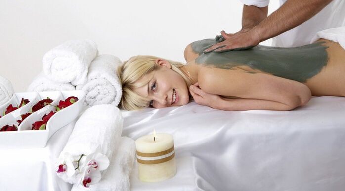 rubbing with clay as a way to treat osteochondrosis
