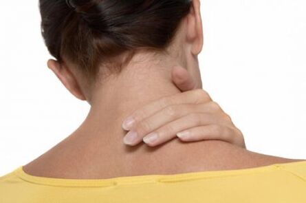 pain in the neck with osteochondrosis